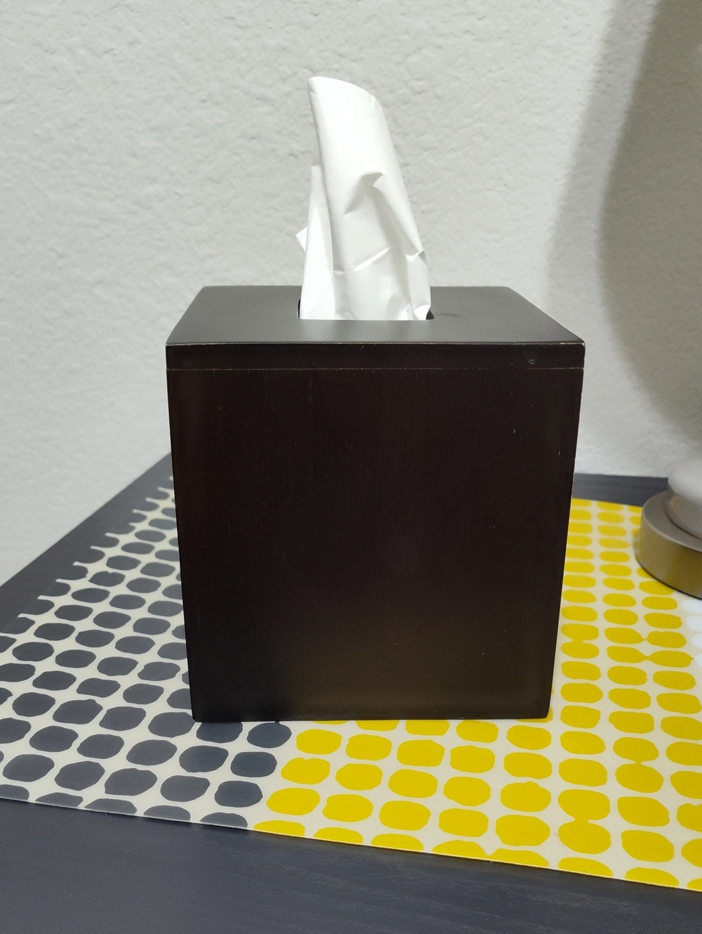 ♨️3/$10 Wooden Facial Tissue Holder, Expresso